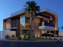 Sobrado de alto padrão frente área lazer