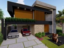 Sobrado de alto padrão frente área lazer Damha III